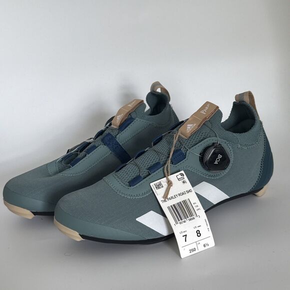 BRAND NEW Adidas Parley Road Men\'s Cycling Shoes BOA Green Men 7 Wmn 8 main image 4
